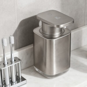 Automatic Sensor Soap Dispenser – USB Rechargeable (Stainless Steel)