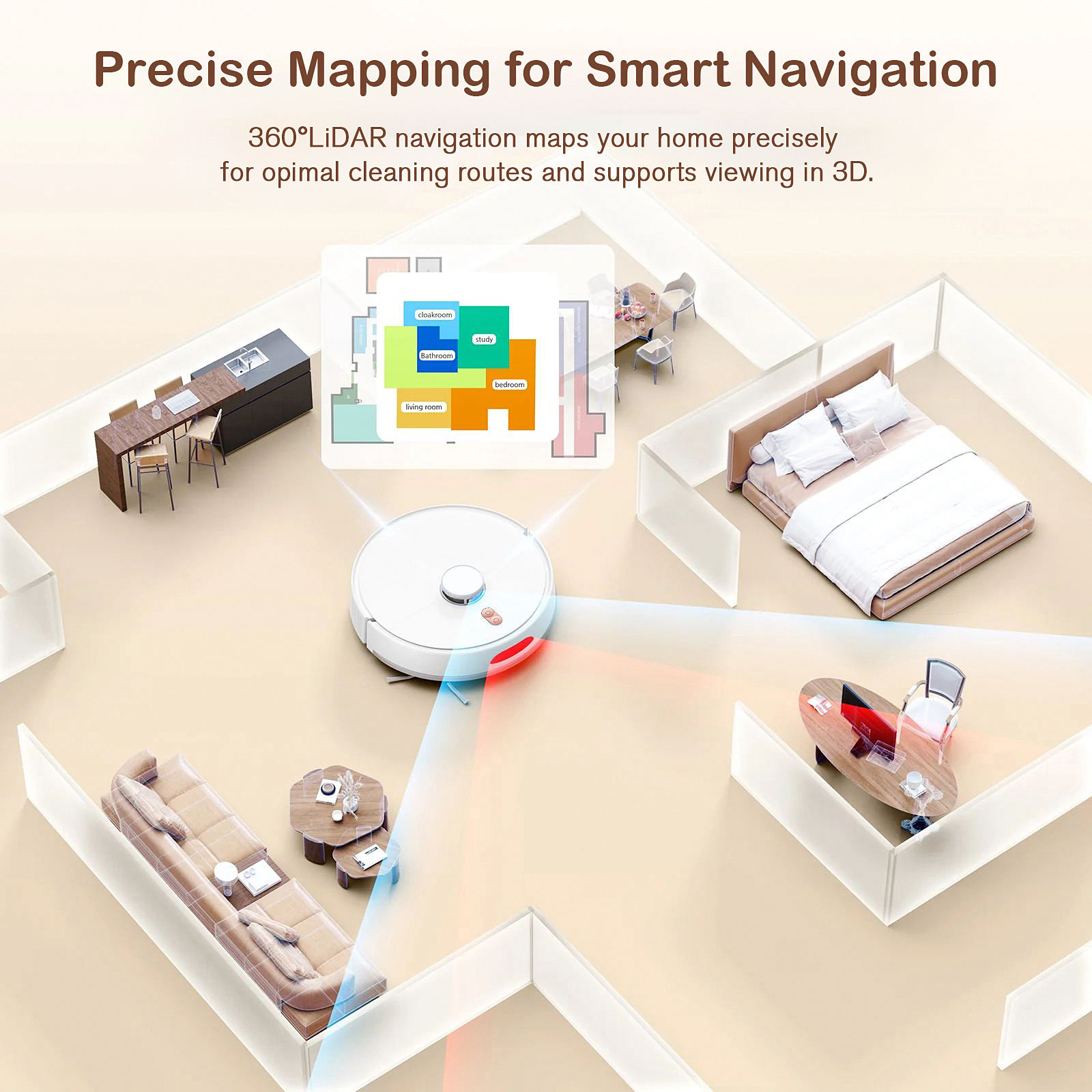 Multifunctional 3 in 1 Electric Cordless Vacuum Cleaner for Home & Pet Hair - Image 4