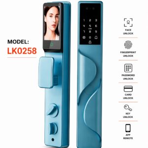 3D Face Smart Door Lock Waterproof Digital Lock Fingerprint Biometric Cerradura Inteligente Tuya Wifi Smart Door Lock [LK0258]