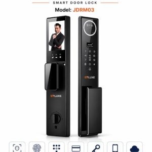 2026 High Quality Smart Door Lock – Face Recognition, Password, Card & Key Security System for Home & Office [JDRM03]