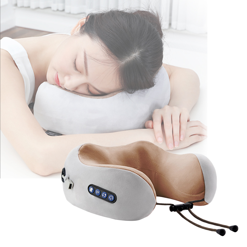 Home-use Office Relaxation U-shaped Neck Pillow Electric Shoulder Massager Car Massage Function Pillow - Image 6