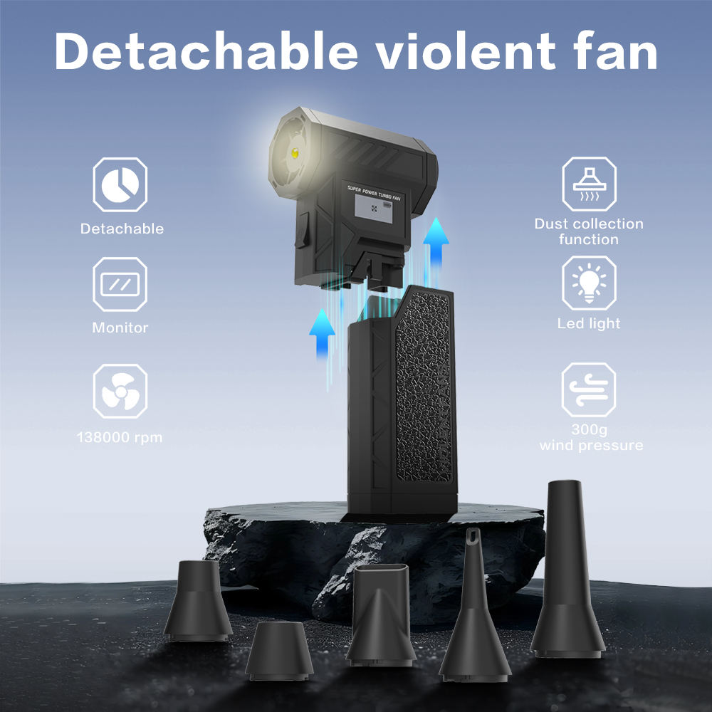 Portable Wireless Car Vacuum Cleaner & PC Air Blower – Super Powerful Industrial Grade Handheld Cleaner - Image 4