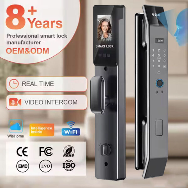 3D Face Recognition Smart Door Lock[Model XF14] – Fully Automatic ...