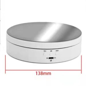 Electric Self Motorized 360° Rotating Turntable Display Stand for Photography & Video Shooting