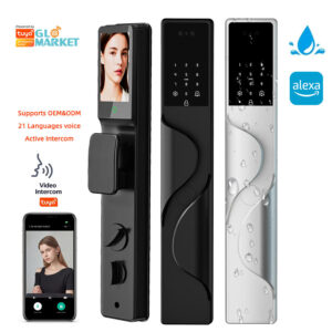 3D Face Smart Door Lock Waterproof Digital Lock Fingerprint Biometric Cerradura Inteligente Tuya Wifi Smart Door Lock