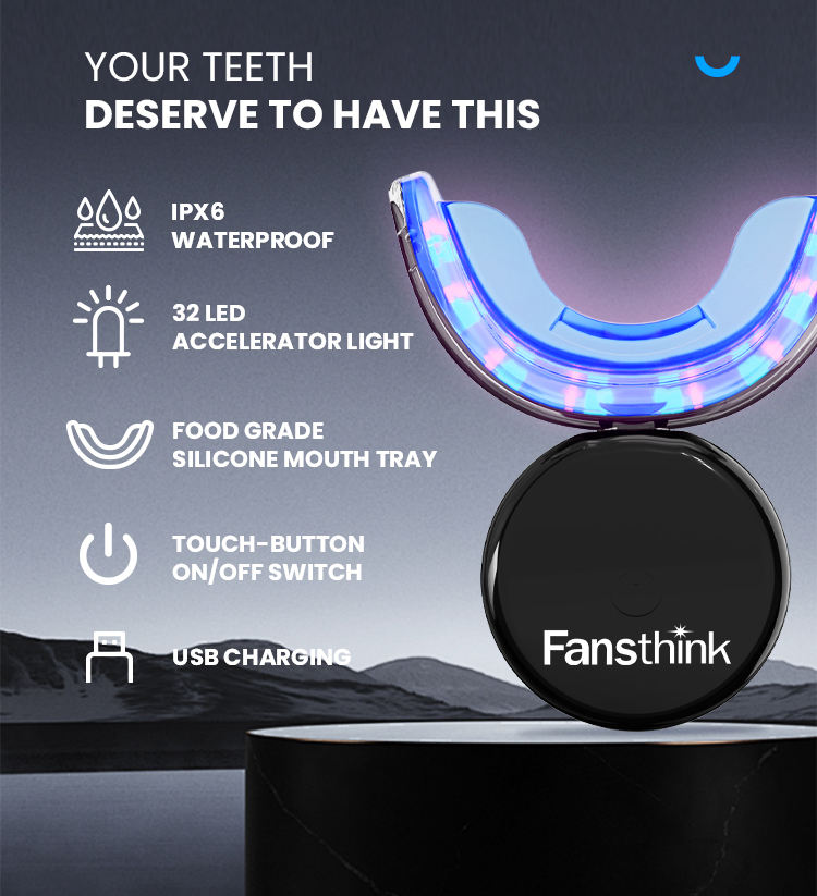Professional 32 Blue Light Whitening Machine Salon Clinic Led Light Teeth Whitening Home Kit - Image 3
